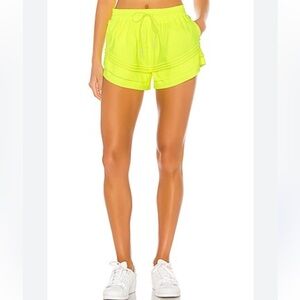 Revolve x Free People Movement Check It Out Shorts Highlighter Medium